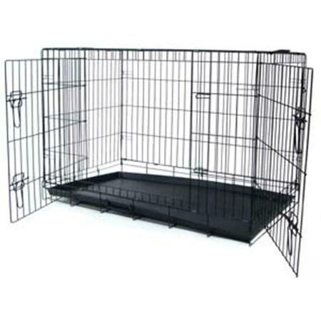 YML Group - Small Animal Cage with Double Doors - Black - 42 x 25 x 29 Inches DSA42